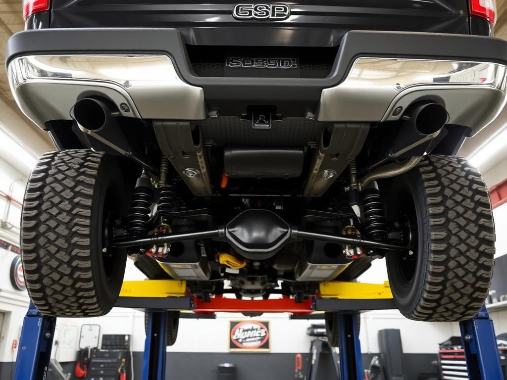 Lifted truck suspension repair and lift kit installation