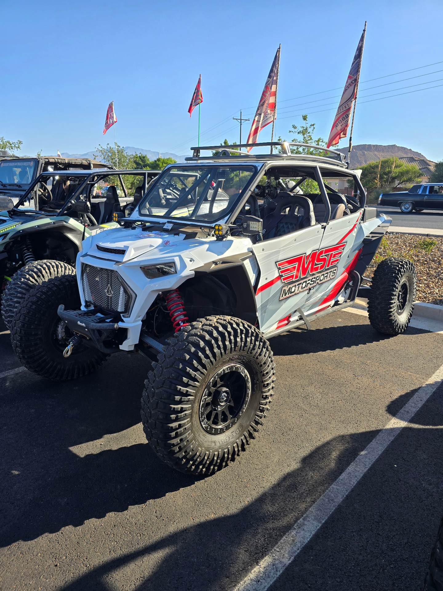 MST Motorsports White UTV - Clean MST branded build with performance upgrades - Custom UTV build by MST Motorsports in Washington UT