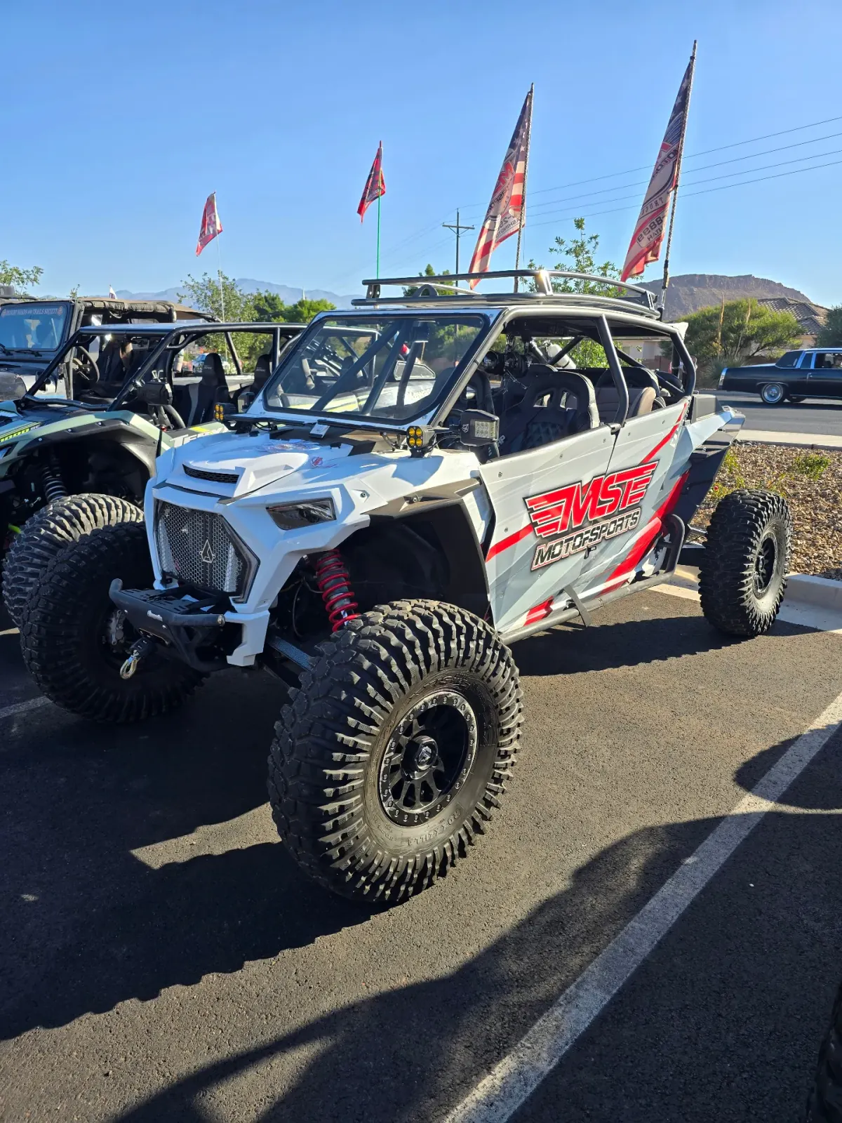 MST Motorsports White UTV - Clean MST branded build with performance upgrades - Custom UTV build by MST Motorsports in Washington UT