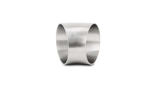 Vibrant - Vibrant 3.5in OD T304 SS 45 Deg Mandrel Bend Elbow (3.5in Centerline Radius) - 13334