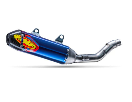 FMF Racing - FMF Racing 2024 Triumph TF 250-X Factory 4.1 RCT Titanium Anodized SL (Slip-On) w/ Carbon Cap - 045695