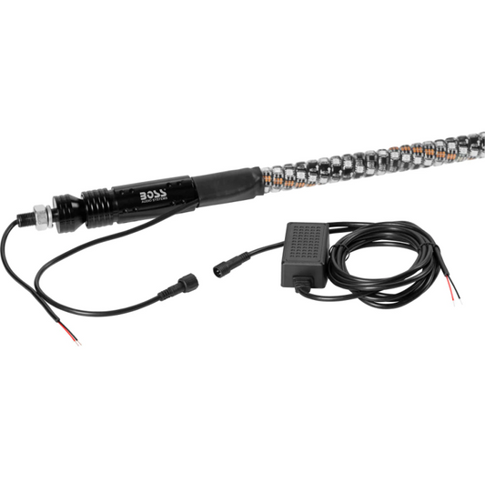 Boss Audio - Boss Audio Systems ATV Whip Antenna/ 48 inch/ Multicolor/ IP67 Weatherproof - WP4