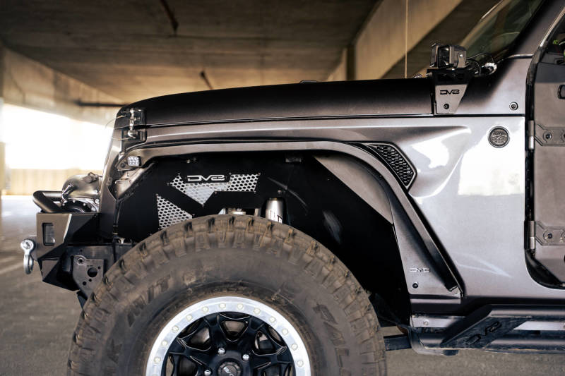 DV8 Offroad - DV8 Offroad 18-23 Jeep Wrangler JL Slim Fender Flares - FDJL-07