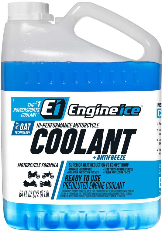 Engine Ice - Engine Ice Hi-Performance Motorcycle Coolant + Antifreeze 1/2 Gal - 10850