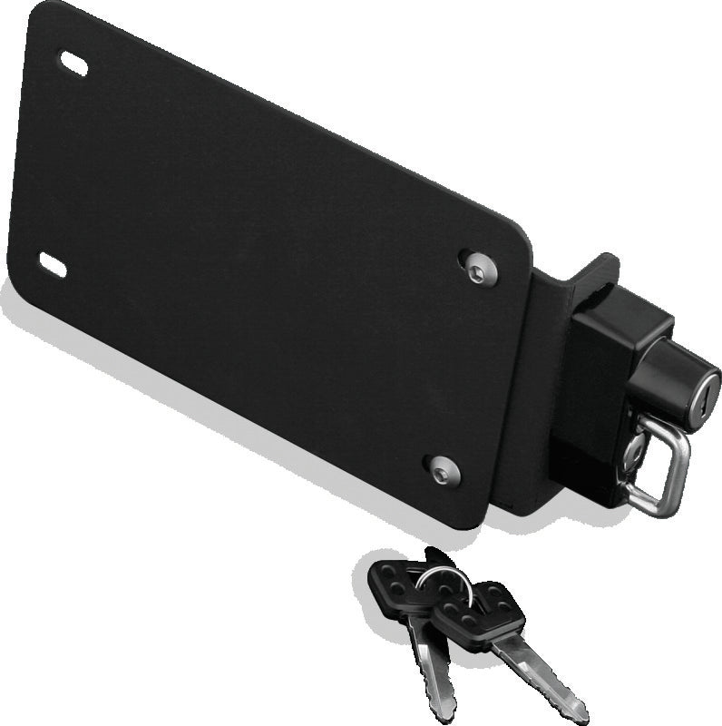 Kuryakyn - Kuryakyn License Plate Helmet Lock With Mount Black - 4248