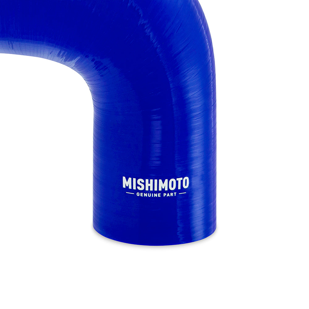 Mishimoto - Mishimoto 90-Degree Silicone Transition Coupler, 2.25-in to 2.50-in, Blue - MMCP-R90-22525BL