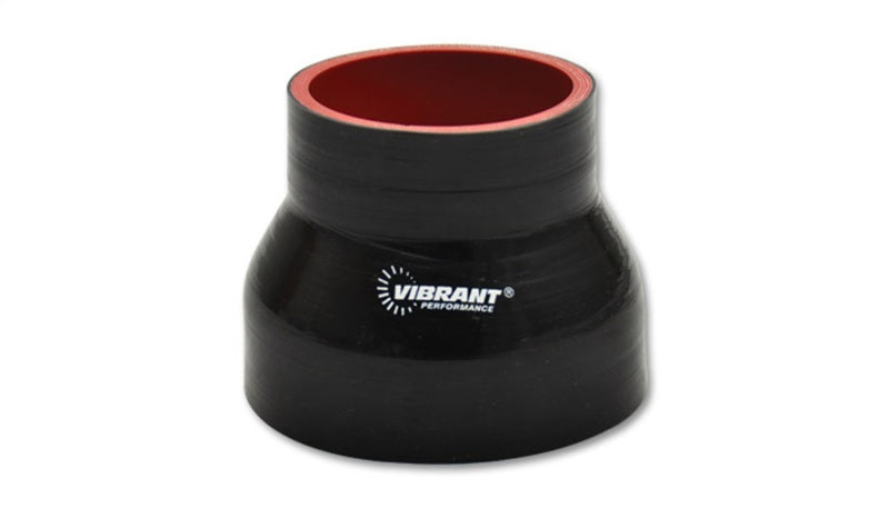 Vibrant - Reducer Coupler, 2.50" I.D. x 3.00" I.D. x 3.00" long - Black - 2772