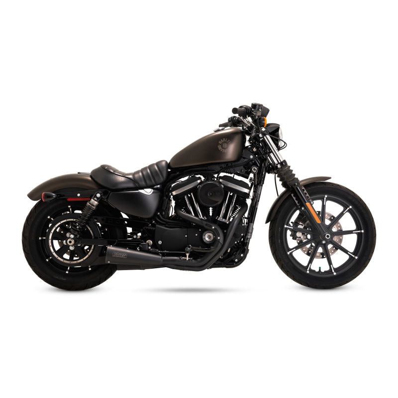 Vance and Hines - Vance & Hines 14-22 Sportsters Stainless 2-1 Upsweep Exhaust - Black - 47328