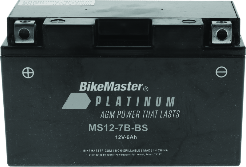 Bike Master - BikeMaster AGM Battery - MS12-7B-BS - 780739