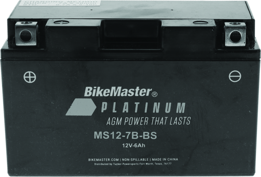 Bike Master - BikeMaster AGM Battery - MS12-7B-BS - 780739