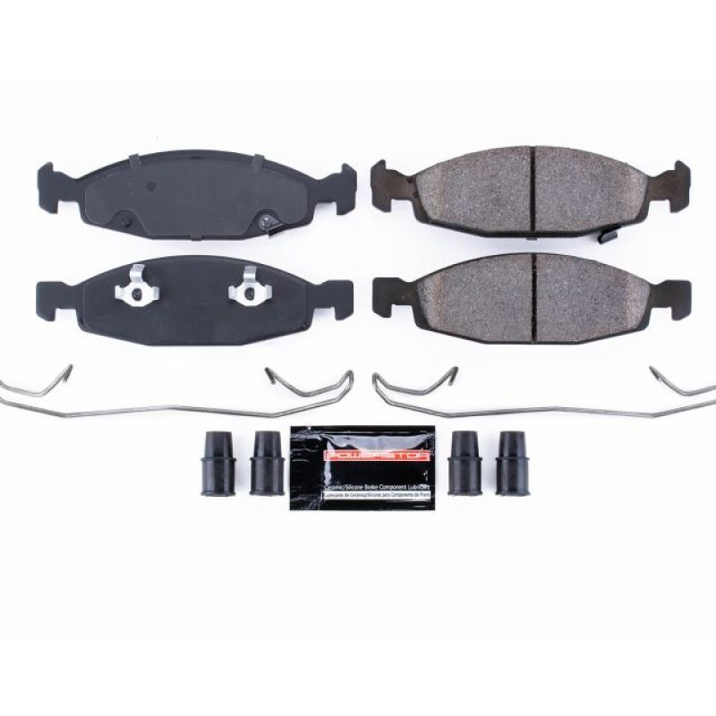 PowerStop - Power Stop 99-03 Jeep Grand Cherokee Front Z23 Evolution Sport Brake Pads w/Hardware - Z23-790