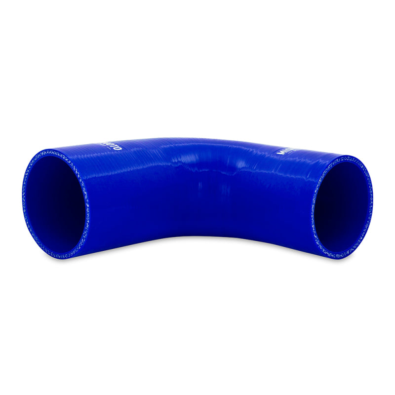 Mishimoto - Mishimoto 90-Degree Silicone Transition Coupler, 2.25-in to 2.50-in, Blue - MMCP-R90-22525BL