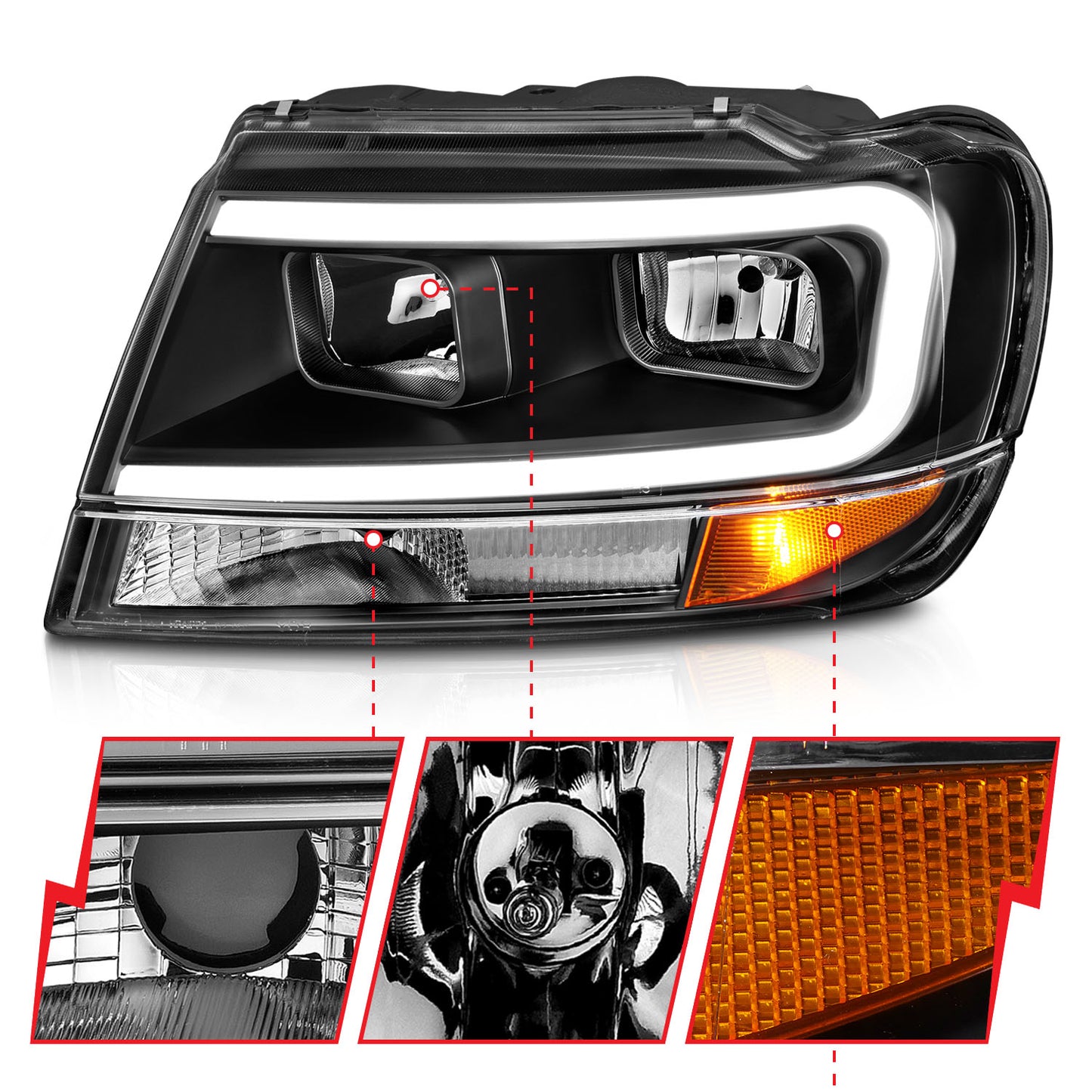 ANZO - Headlight Assembly - 111537