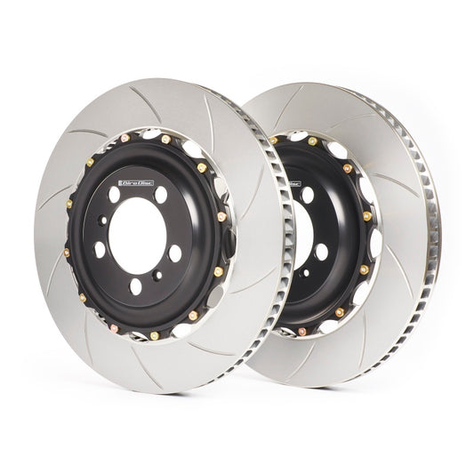 GiroDisc - GiroDisc 2015+ Honda Civic Type R FK8 Slotted Rear Rotors - A2-166 - MST Motorsports