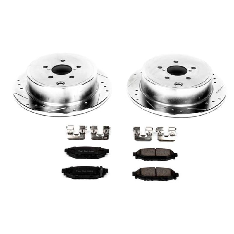 PowerStop - Power Stop 13-16 Subaru BRZ Rear Z23 Evolution Sport Brake Kit - K4631