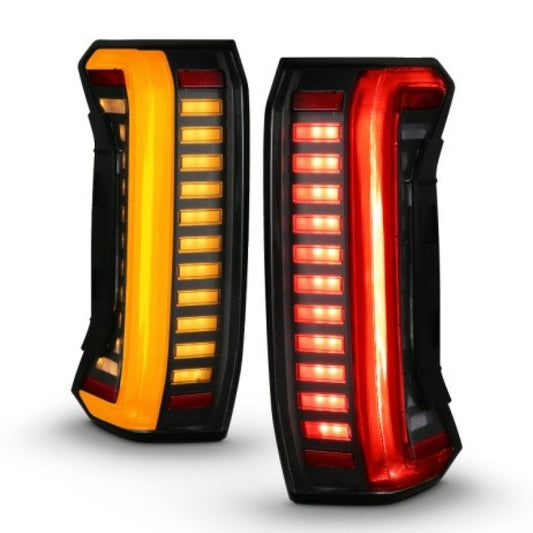 ANZO - ANZO 22-24 Toyota Tundra (Does Not Fit LED Seq. Models) Z-Series Full LED Tail Lights - Pair - 311454X