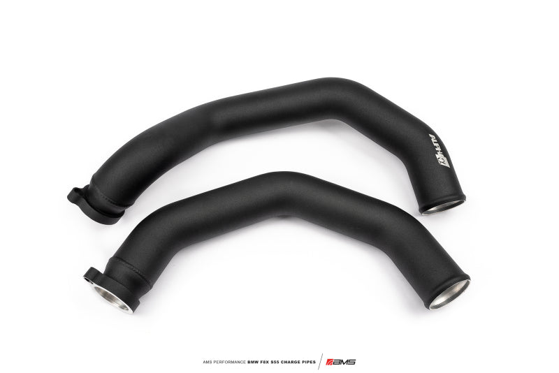 AMS - AMS Performance 15-18 BMW M3 / 15-20 BMW M4 w/ S55 3.0L Turbo Engine Charge Pipes - AMS.39.09.0001-1