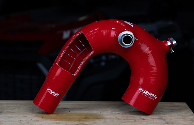 Mishimoto - Silicone Intake J-Tube, Fits Polaris RZR XP Turbo 2016+, Black - MMHOSE-RZR-16AIBK