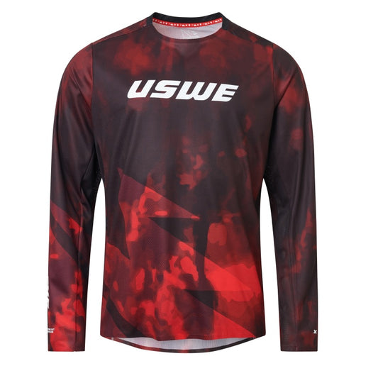 USWE - USWE Rok Off-Road Air Jersey Adult Flame Red - Large - 80951011400106