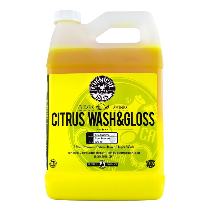 Chemical Guys - Chemical Guys Citrus Wash & Gloss Concentrated Car Wash - 1 Gallon - CWS_301