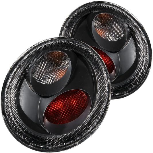 ANZO - Tail Light Assembly; Clear Lens; Black Housing; Pair; - 221119