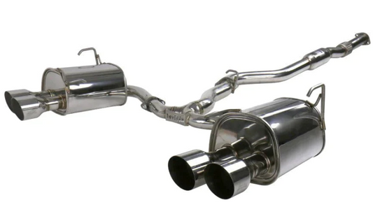 Invidia - Invidia 2022+ Subaru WRX Q300 Single Layer Stainless Steel Quad Tip Cat-Back Exhaust - HS22WRXG2S