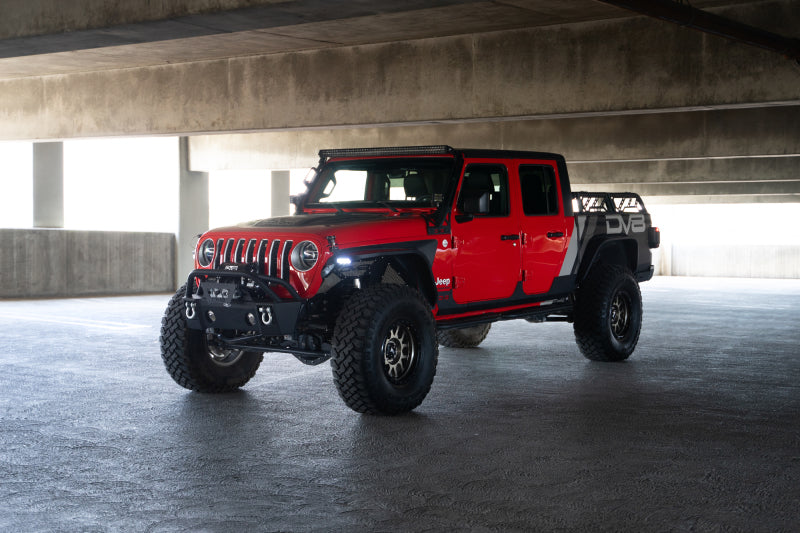 DV8 Offroad - DV8 Offroad 20-23 Jeep Gladiator JT Slim Fender Flares - FDGL-07