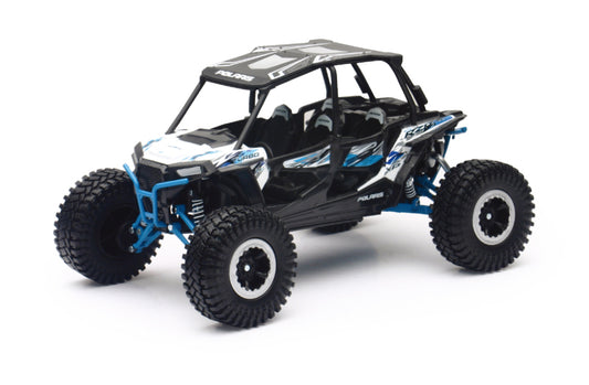 New Ray Toys - New Ray Toys Polaris RZR XP4 Rock Crawler (White Lightning)/ Scale - 1:18 - 57976A