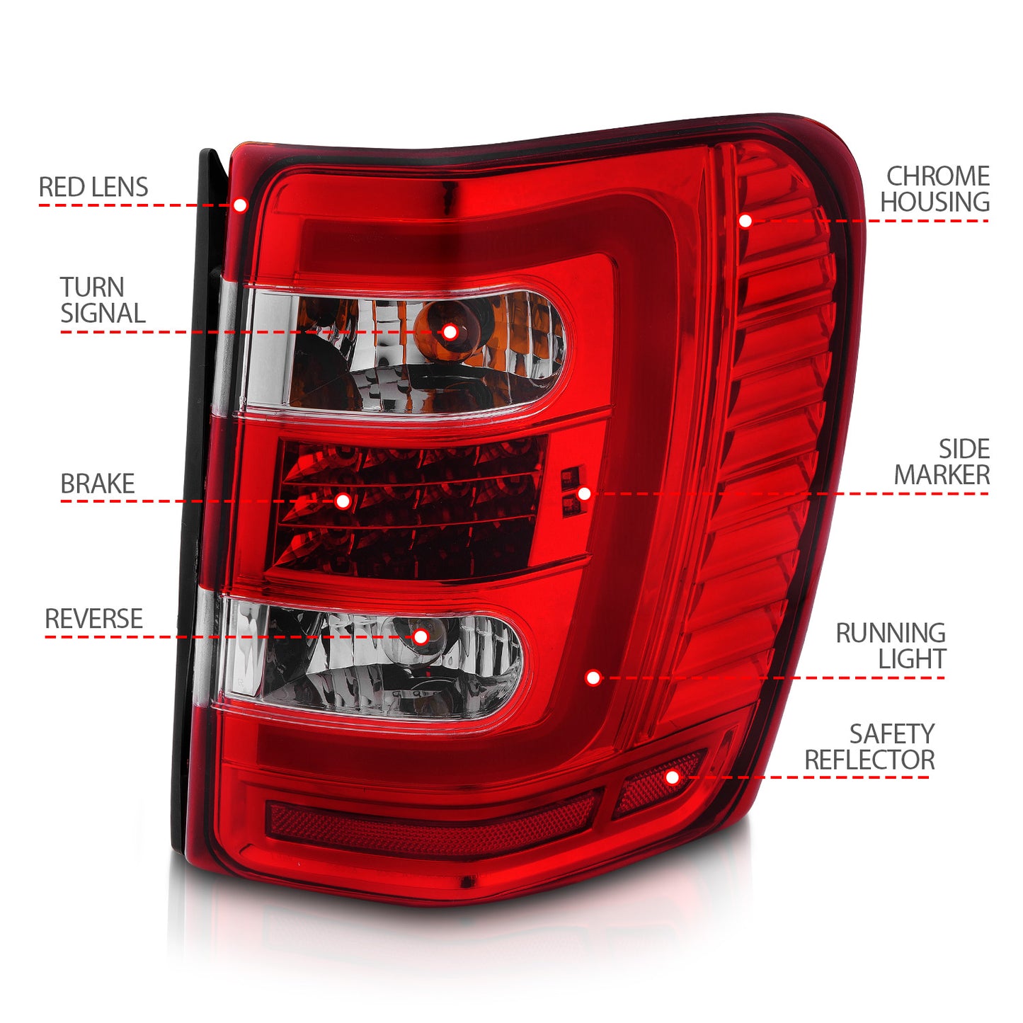 ANZO - Tail Light Assembly - 311396