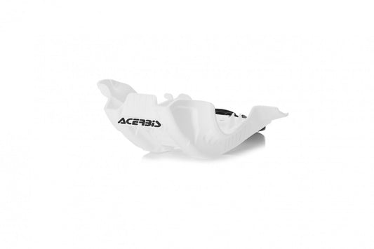 Acerbis - Acerbis 19-22 KTM XC-F250/350/ FX350/ 21-23 GasGas EX/MC Skid Plate Large - White/Black - 2791681035