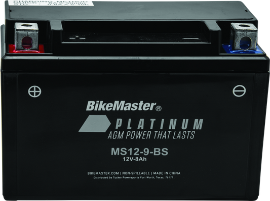 Bike Master - BikeMaster AGM Battery - MS12-9-BS - 780746