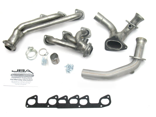 JBA - JBA 95-97 Ford Ranger 4.0L OHV 1-1/2in Primary Raw 409SS Cat4Ward Header - 1634S