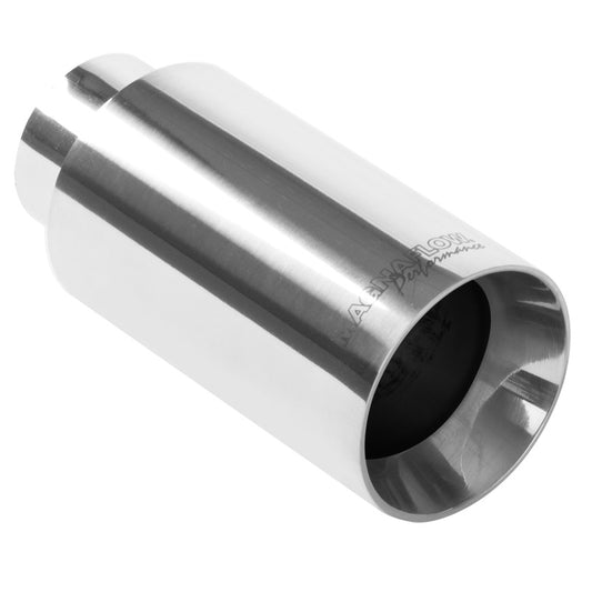 Magnaflow Exhaust Products - Single Exhaust Tip - 2.25in. Inlet/3in. Outlet - 35122