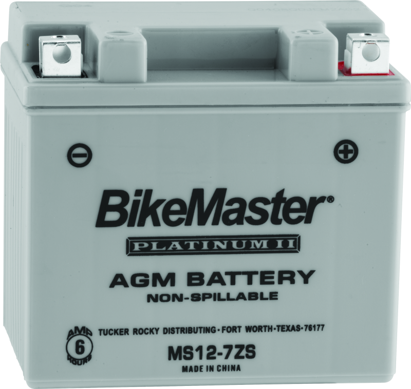 Bike Master - BikeMaster AGM Battery - MS12-7ZS - 780742