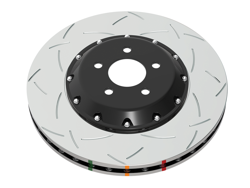 DBA - DBA 11-17 Jeep Grand Cherokee Trackhawk (6.2L V8) 5000 Series T3 Slotted KP Brake Rotor - w/Nas Nuts - 53919.1S - MST Motorsports