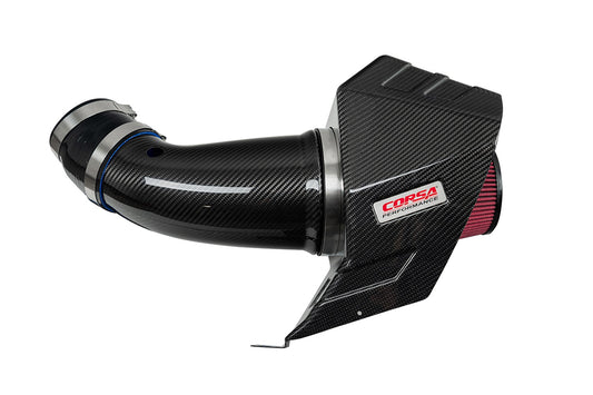 CORSA Performance - Corsa 20-23 Dodge Durango SRT Hellcat Carbon Fiber Air Intake w/ DryTech 3D No Oil Filter - 44011D