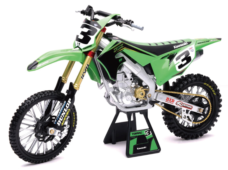 New Ray Toys - New Ray Toys Kawasaki KX450F Factory Team (Eli Tomac)/ Scale - 1:6 - 49663