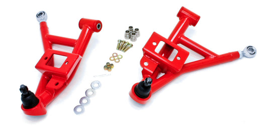 BMR Suspension - BMR 93-02 F-Body Adj. Lower A-Arms/Rod End Combo (Polyurethane) - Red - AA002R - MST Motorsports