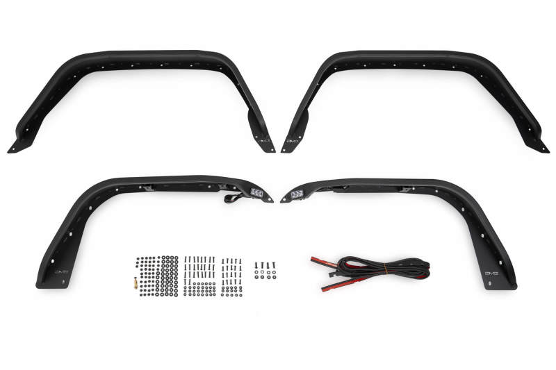 DV8 Offroad - DV8 Offroad 20-23 Jeep Gladiator JT Slim Fender Flares - FDGL-07