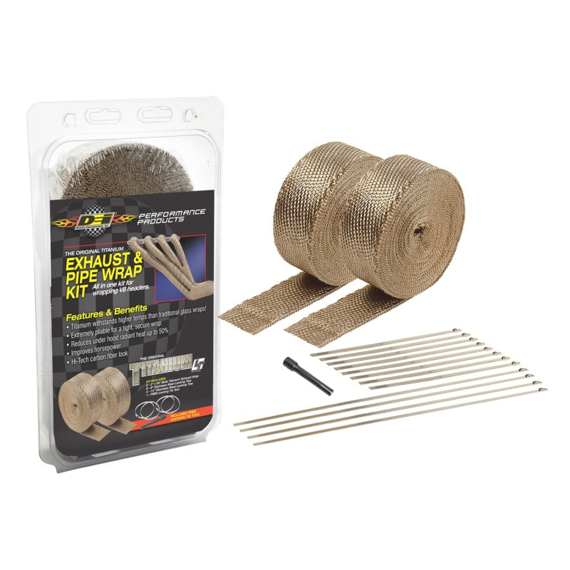 DEI - DEI Exhaust Wrap Kit - Titanium - 10095