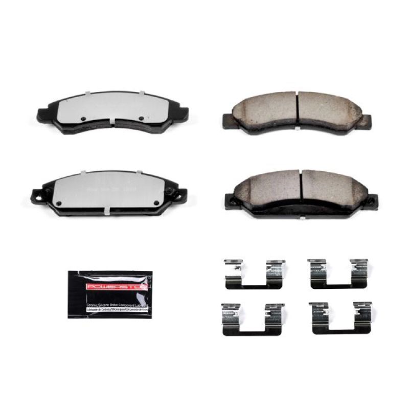 PowerStop - Power Stop 2007 Cadillac Escalade Front Z36 Truck & Tow Brake Pads w/Hardware - Z36-1092 - MST Motorsports