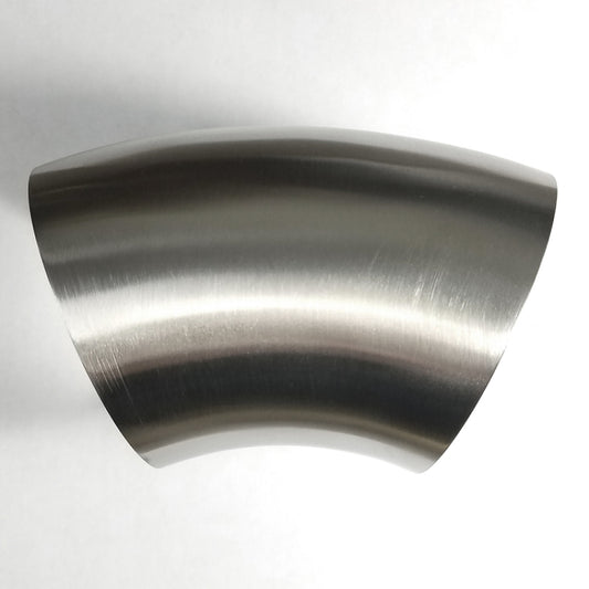 Stainless Bros - Stainless Bros 2.50in Diameter 1D Radius 45 Degree Bend No Leg Mandrel Bend - 601-06326-3100