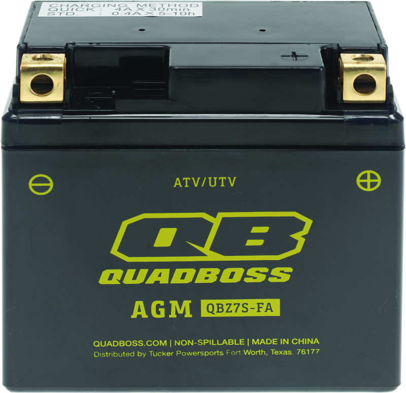 QuadBoss - QuadBoss Maintenance-Free AGM Battery QBSZ7S-FA - 401378