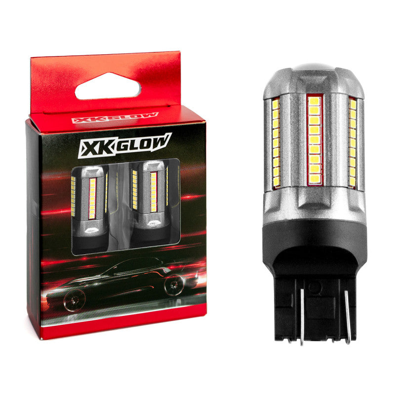 XKGLOW - XK Glow 2pc Amber 7440 Auto Bulb - XK7440-A