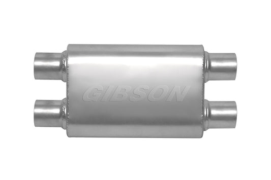 Gibson Performance Exhaust - CFT Superflow Dual/Dual Oval Muffler; Stainless - 55106S