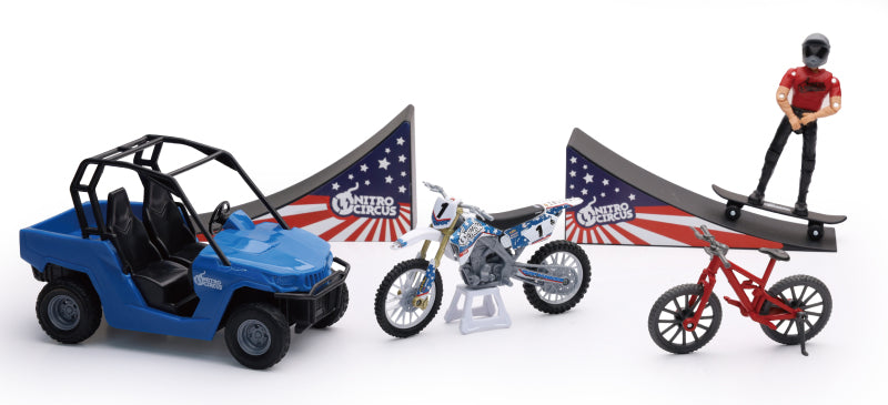 New Ray Toys - New Ray Toys Nitro Circus Playset/ Scale - 1:18 - 67685