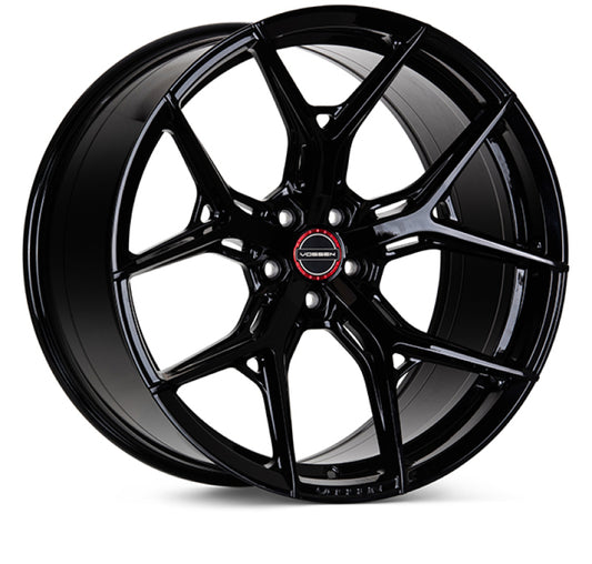 Vossen - Vossen HF-5 20x11 / 5x120 / ET40 / Deep Face / 72.56 - Gloss Black Wheel - HF5-0B18