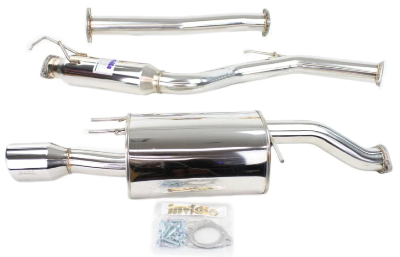 Invidia - Invidia 14-15 Honda Civic Si K24 Coupe Q300 Rolled Stainless Steel Tip Cat-back Exhaust - HS14HC2G3S