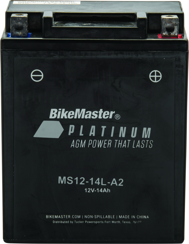 BikeMaster - BikeMaster AGM Battery - MS12-14L-A2 - 780714