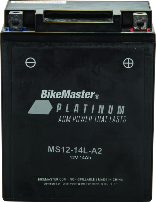 BikeMaster - BikeMaster AGM Battery - MS12-14L-A2 - 780714